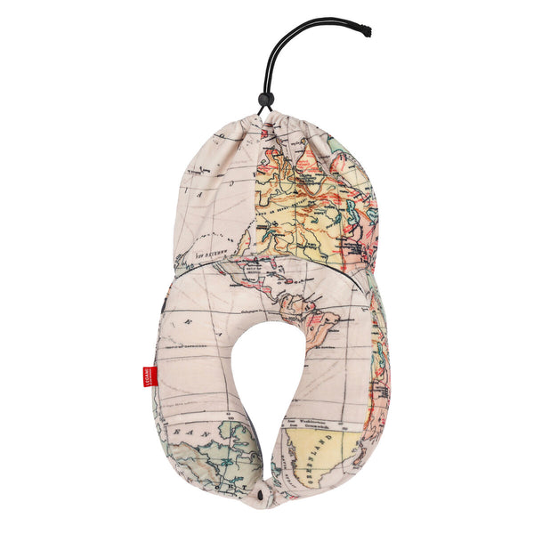 ALMOHADA DE VIAJE LEGAMI CON MEMORIA Y BOLSITO INCORPORADO - Pilgrim Tienda para viajeros