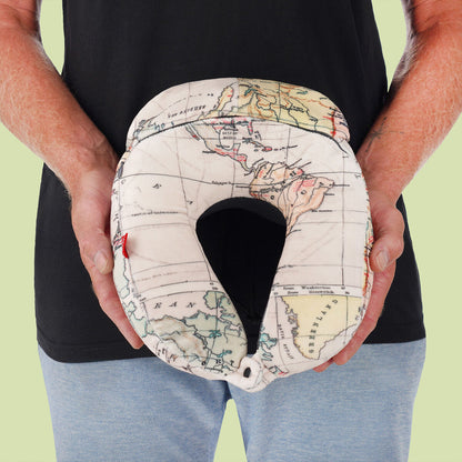 ALMOHADA DE VIAJE LEGAMI CON MEMORIA Y BOLSITO INCORPORADO