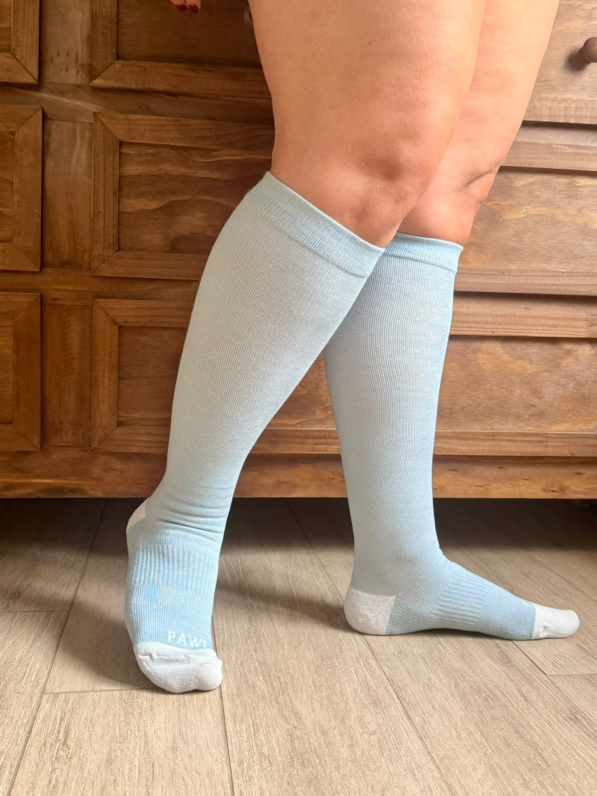 CALCETINES COMPRESION PAWI RIO PUELO -CELESTE