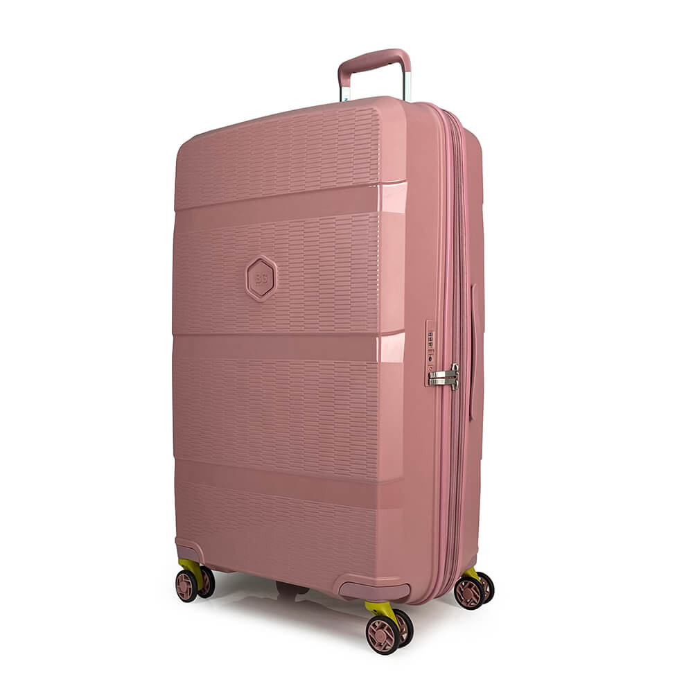 Maleta rígida BG Berlin grande para viajes largos, con candado TSA y expandible