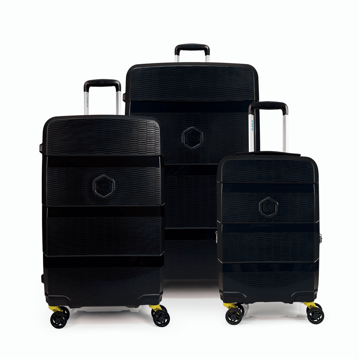 **PREVENTA EXCLUSIVA 25% OFF**SET 3 MALETAS (CABINA + MEDIANA + GRANDE) BG BERLIN ZIP² - Pilgrim Tienda para viajeros