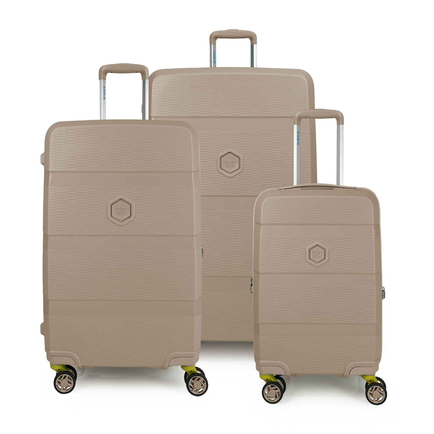 **PREVENTA EXCLUSIVA 25% OFF**SET 3 MALETAS (CABINA + MEDIANA + GRANDE) BG BERLIN ZIP² - Pilgrim Tienda para viajeros