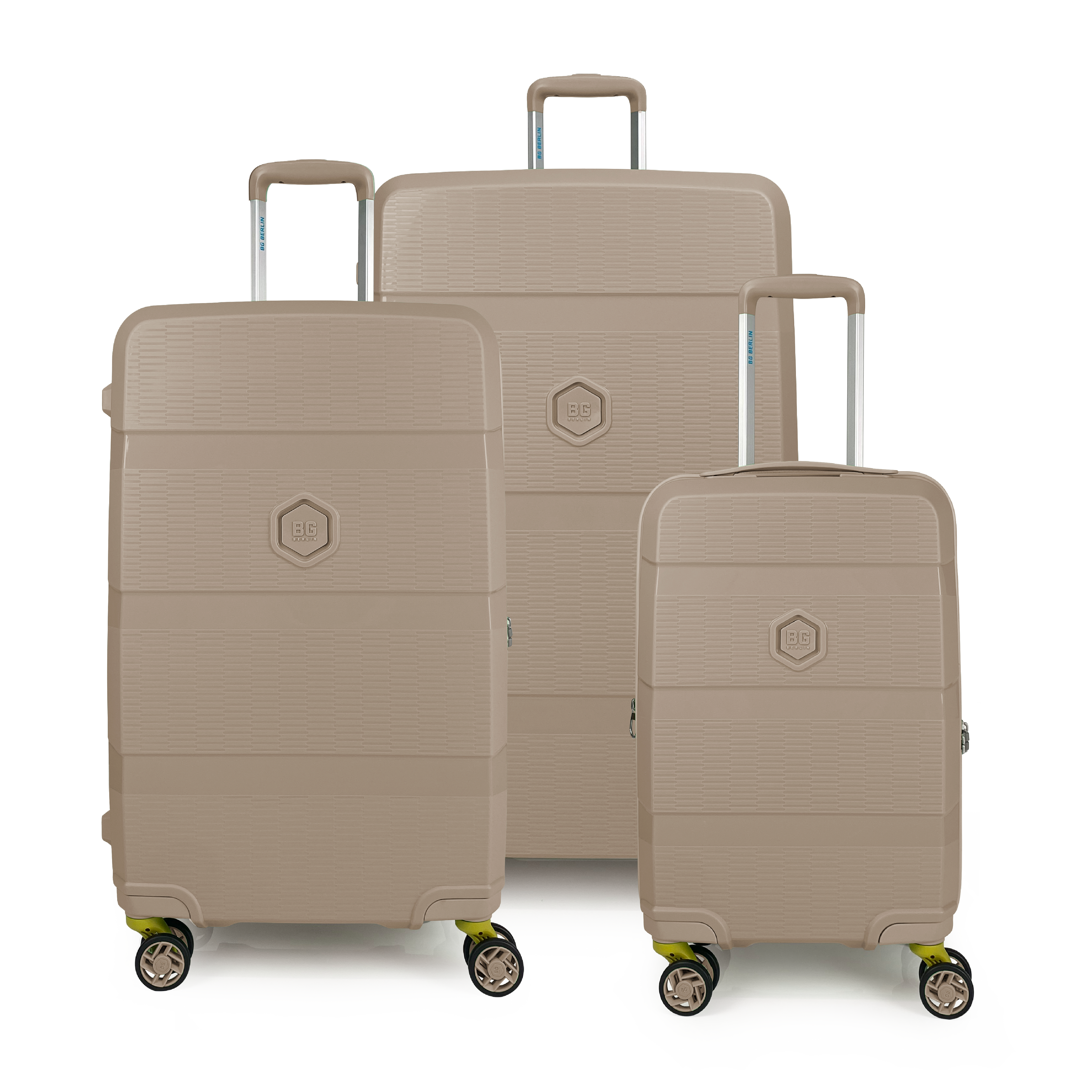 **PREVENTA EXCLUSIVA 25% OFF**SET 3 MALETAS (CABINA + MEDIANA + GRANDE) BG BERLIN ZIP² - Pilgrim Tienda para viajeros