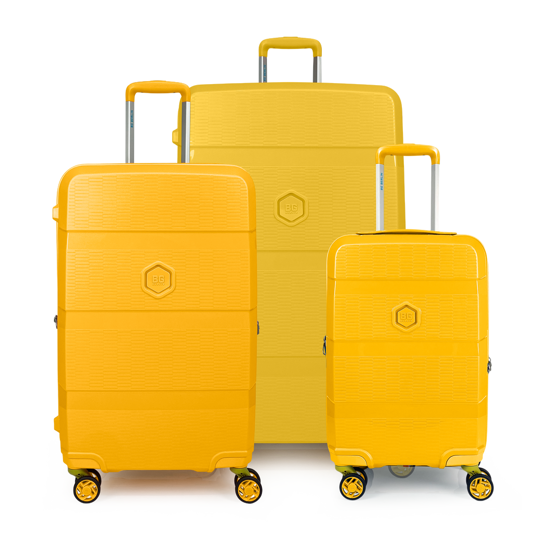 **PREVENTA EXCLUSIVA 25% OFF**SET 3 MALETAS (CABINA + MEDIANA + GRANDE) BG BERLIN ZIP² - Pilgrim Tienda para viajeros