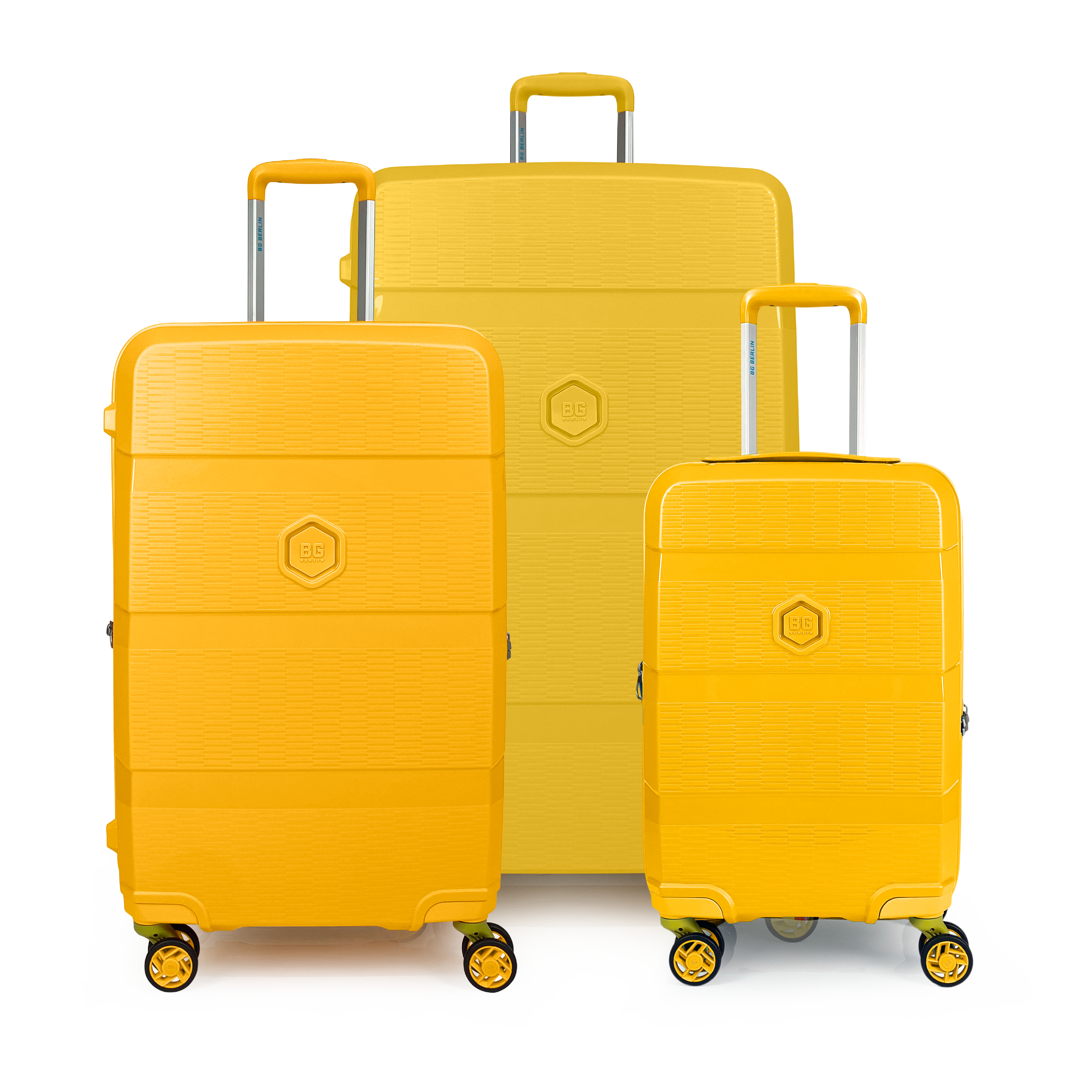 **PREVENTA EXCLUSIVA 25% OFF**SET 3 MALETAS (CABINA + MEDIANA + GRANDE) BG BERLIN ZIP² - Pilgrim Tienda para viajeros