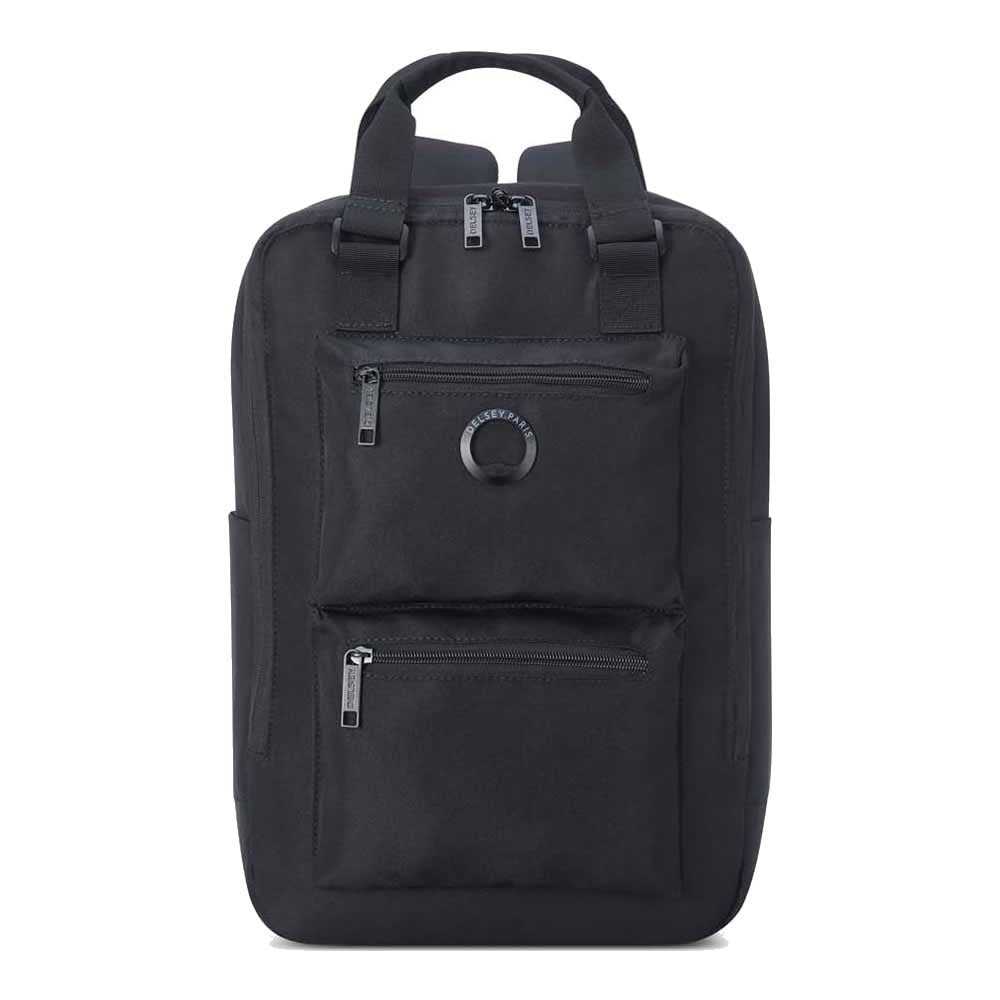 Mochila Delsey Citypak 15 L para Notebook 15,6" de rPET - Negro