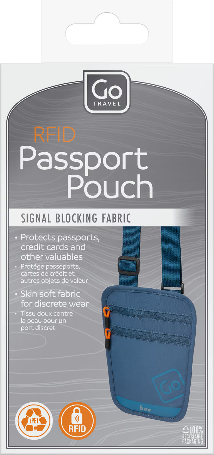 POUCH PORTA PASAPORTE CON RFID