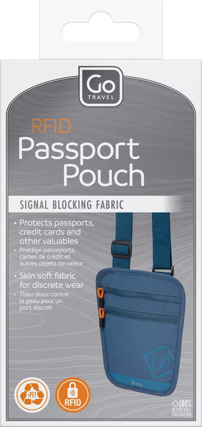 POUCH PORTA PASAPORTE CON RFID