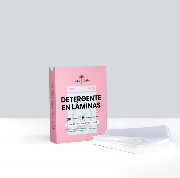 DETERGENTE DE ROPA EN LAMINAS PARA VIAJES O EL HOGAR - Pilgrim Tienda para viajeros