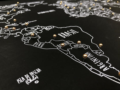 SKETCH MAP PINEABLE NEGRO MARCO NEGRO