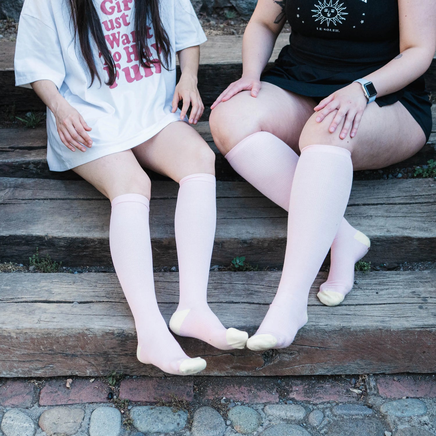 CALCETINES COMPRESION PAWI ATACAMA ROSE