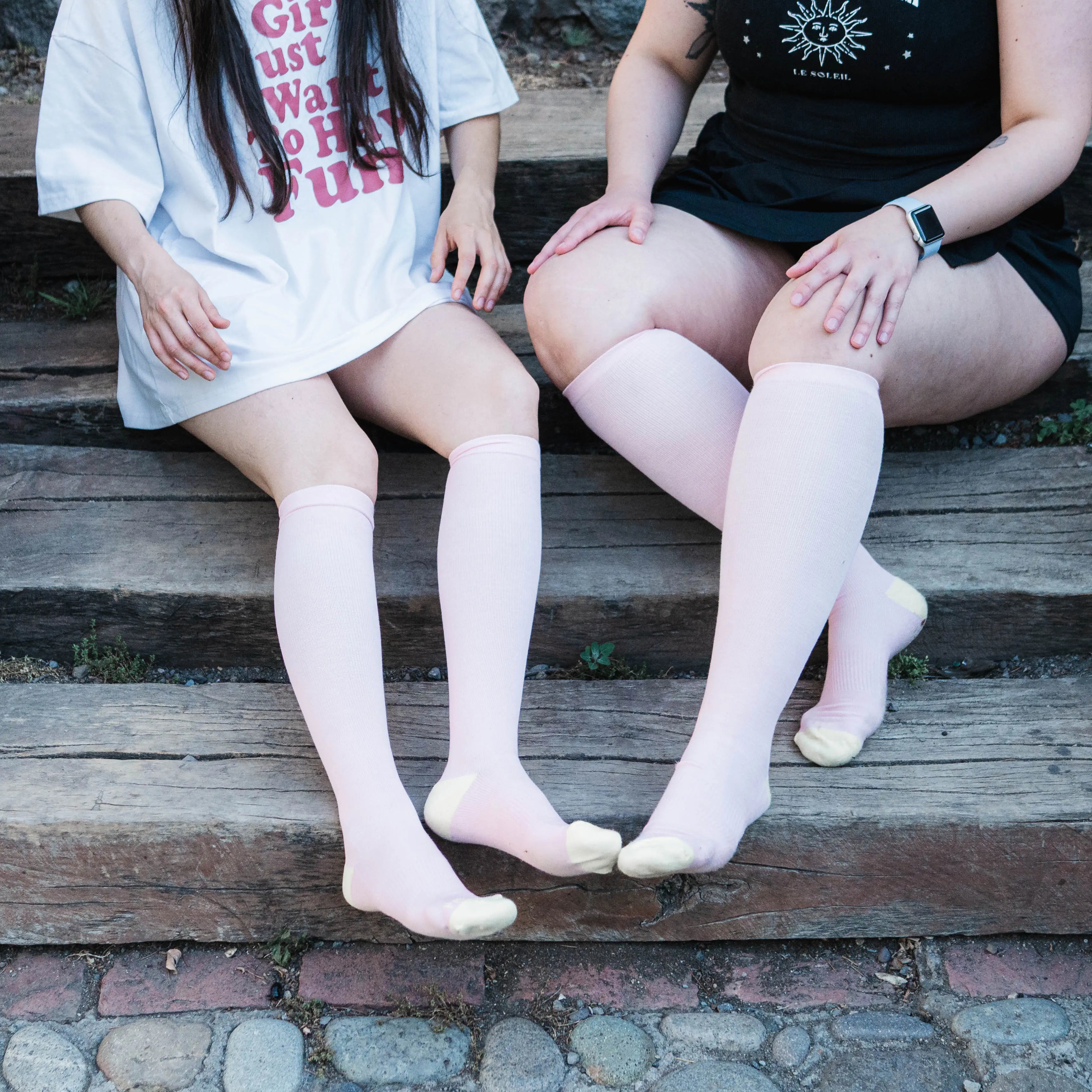 CALCETINES COMPRESION PAWI ATACAMA ROSE