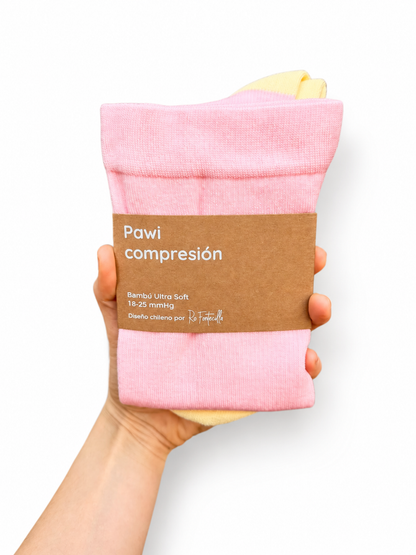 CALCETINES COMPRESION PAWI ATACAMA ROSE