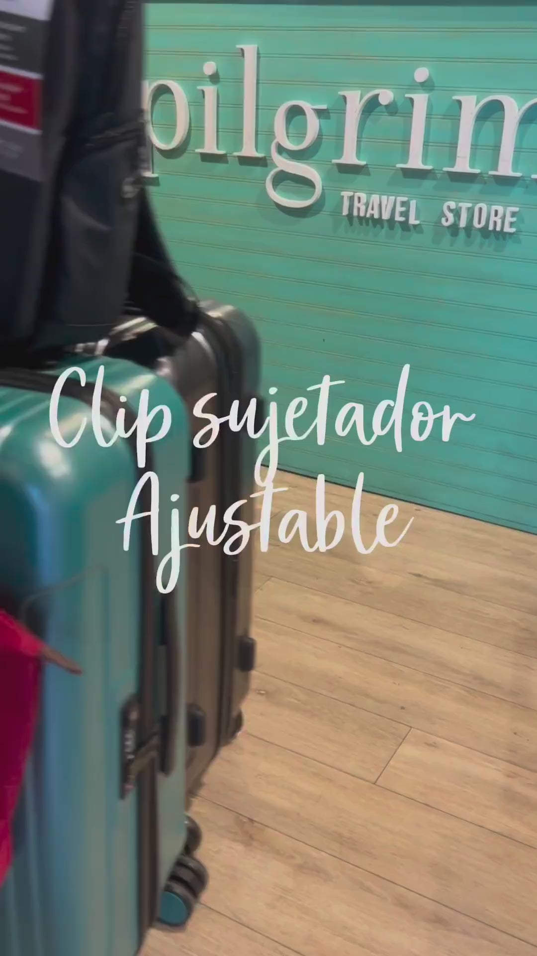 CLIP SUJETADOR DE EQUIPAJE AJUSTABLE