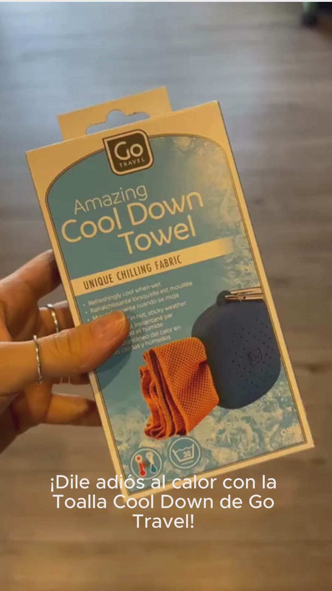 Toalla Refrescante Cool Down Go Travel con Estuche