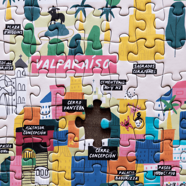 PUZZLE MAPA VALPARAISO/ VIÑA 1000 PIEZAS