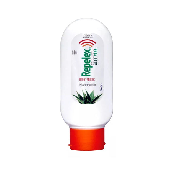 CREMA REPELENTE INSECTOS ALOE VERA NIÑOS Y PIEL SENSIBLE 10% DEET 80 ML - Pilgrim Tienda para viajeros
