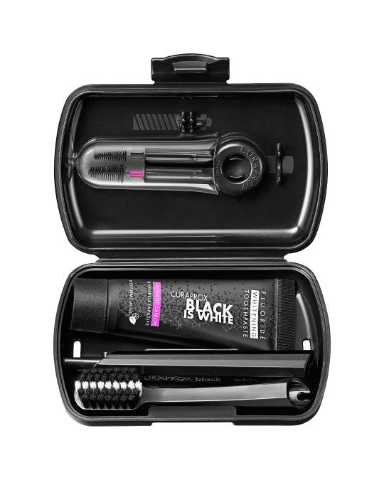 SET DE VIAJE DENTAL BLACK IS WHITE - Pilgrim Tienda para viajeros