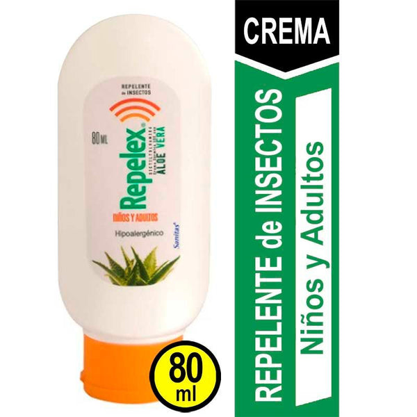 CREMA REPELENTE INSECTOS ALOE VERA NIÑOS Y PIEL SENSIBLE 10% DEET 80 ML - Pilgrim Tienda para viajeros