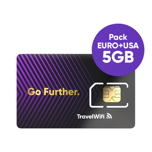 TRAVEL WIFI SIM EURO+USA 5GB