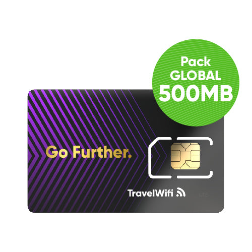 TRAVEL WIFI SIM GLOBAL 500MB