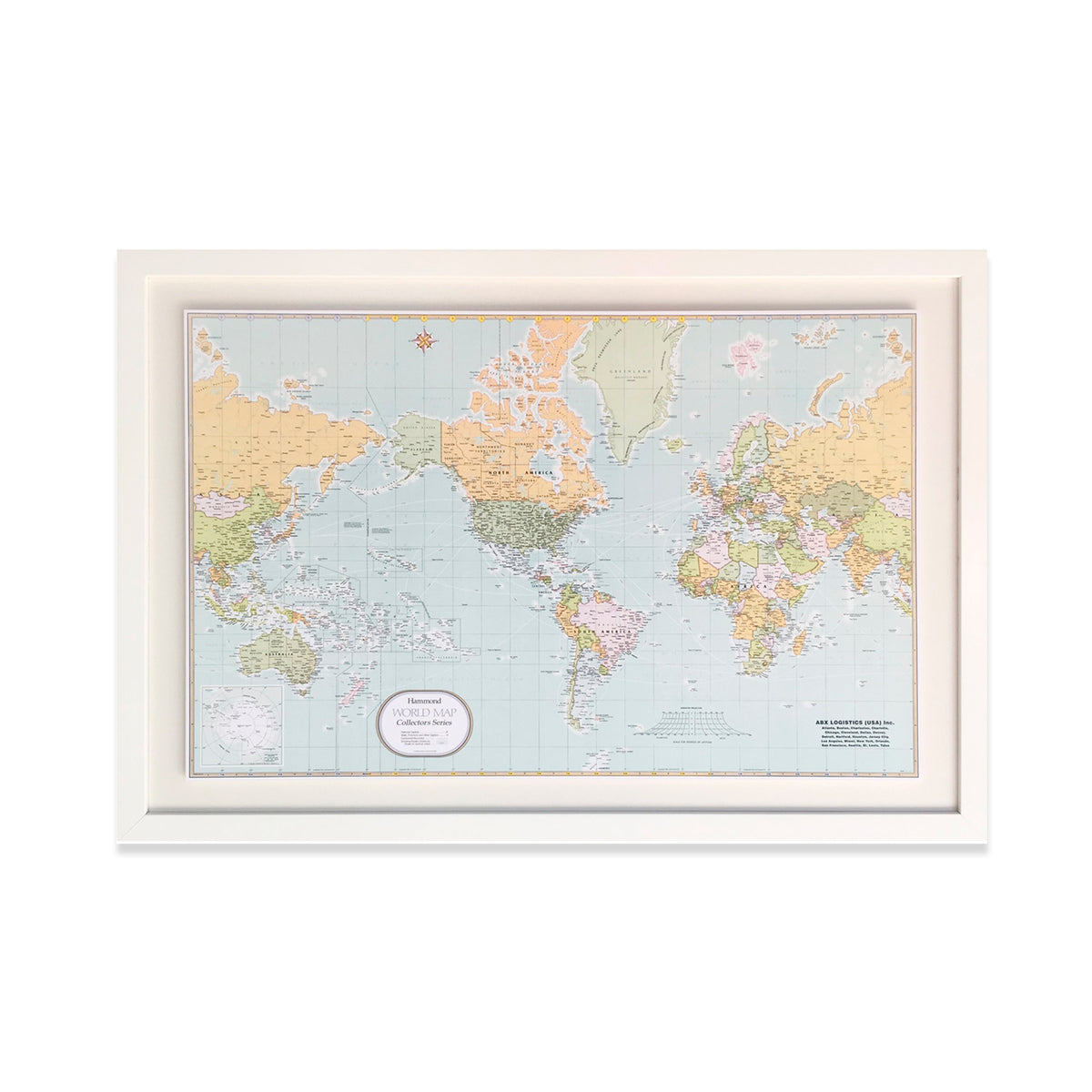 Mapa de Pines World Map 60 x 40 cm