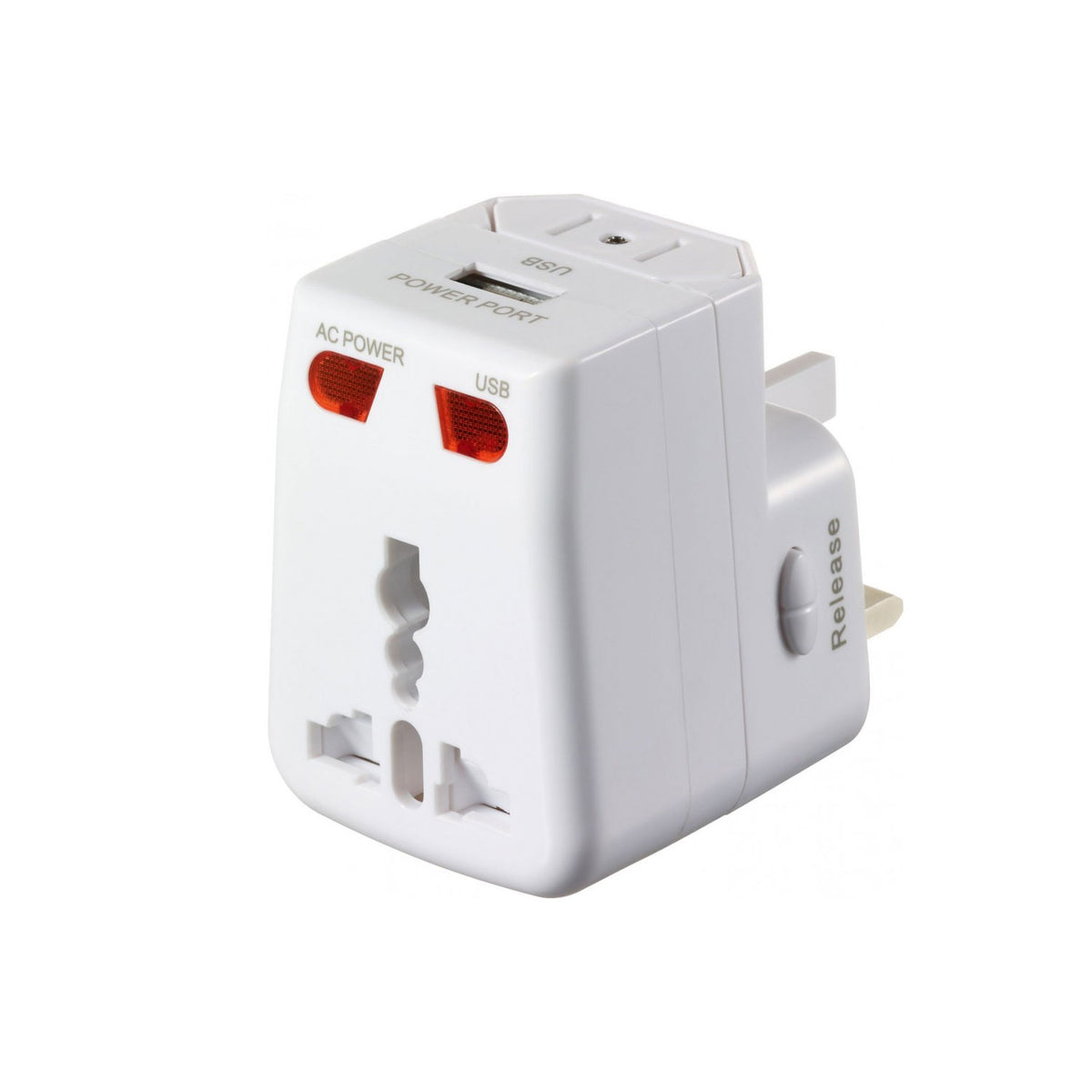 Adaptador de Corriente Universal con 1 Puerto USB